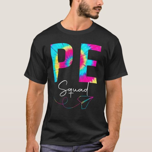 ペスクワッド絞り染め新学期体育 Tシャツ (正面)