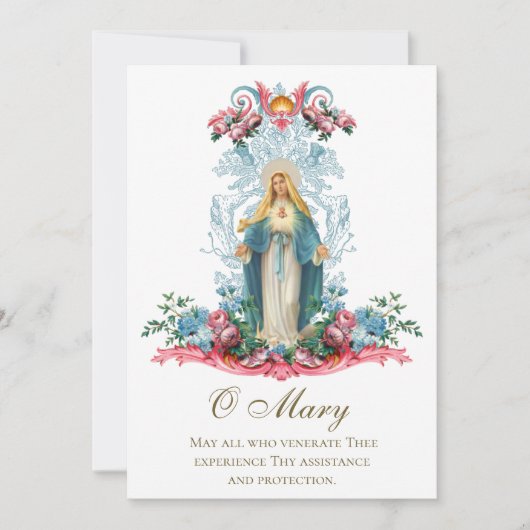 ペスティレンスコロナウイルスCovid-19に対する祈りの言葉 カード (正面)