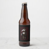 ペストおもしろいドクターとトイレ紙 ビールラベル (正面)