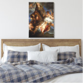 ペストで苦しむ聖ロザリーの妨害 キャンバスプリント (インサイチュ (寝室))