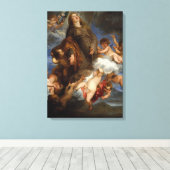 ペストで苦しむ聖ロザリーの妨害 キャンバスプリント (インサイチュ (ウッドフロア))