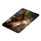 ペストで苦しむ聖ロザリーの妨害 マグネット (左側)