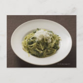 ペストとパルメザンチーズのリングイネ ポストカード (正面)