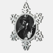 ペストの医者 スノーフレークピューターオーナメント (右)