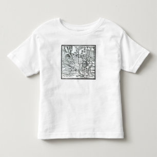 ペストの表示、1572年 トドラーTシャツ