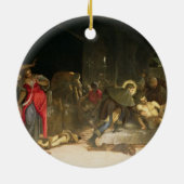 ペストを治すSt. Roch セラミックオーナメント (裏面)