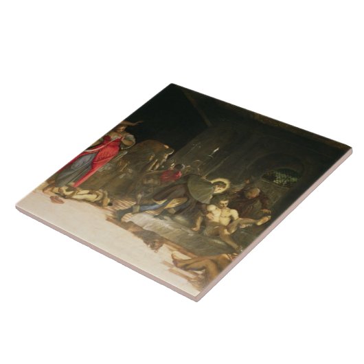 ペストを治すSt. Roch タイル (側面)