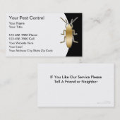 ペストコントロール名刺 名刺 (正面/裏面)