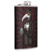 ペストドおもしろいクターとトイレ紙 フラスク (右)