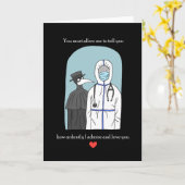 ペストドクターとCOVIDドクターのジェーン・オースティンの引用 カード (黄色い花)