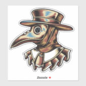 ペストドクターイラストレーション シール (シート)