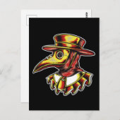 ペストドクターイラストレーション ポストカード (正面/裏面)