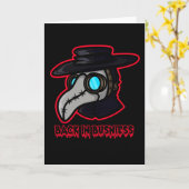 ペストドクター 営業再開 カード (黄色い花)