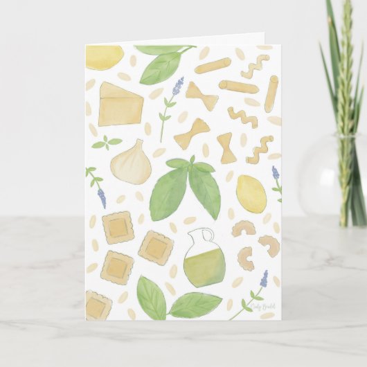 ペストバジルパスタパターン カード (正面)