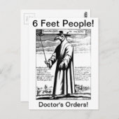 ペストマスク ポストカード (正面/裏面)