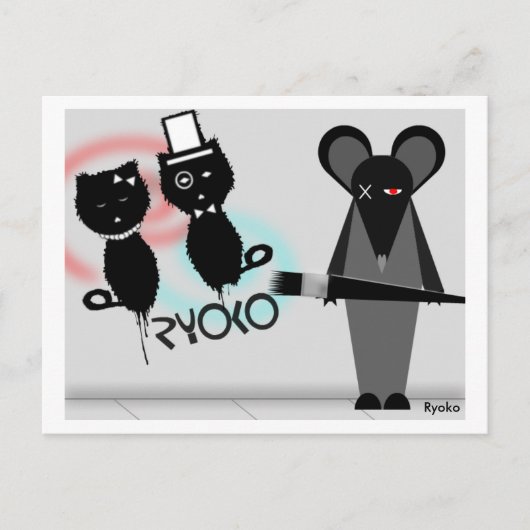ペストモダニズムのはがき ポストカード (正面)