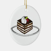 ペストリイタリアンティラミスベーカリーエスプレッソデザート セラミックオーナメント (右)
