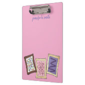 ペストリパーソナライズされたーシェフベーカリートースターペストリー クリップボード (左)