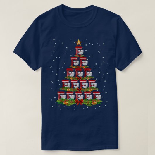 ペストリーおもしろいベイカークリスマスツリーCookie分隊Bak Tシャツ (デザイン正面)