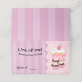 ペストリーとスイーツ プレイスカード (外部開封)