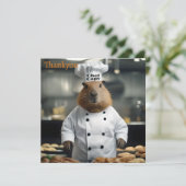 ペストリーの腕前:料理のキャピバラ サンキューカード (スタンド正面)