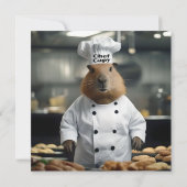 ペストリーの腕前:料理のキャピバラ サンキューカード (裏面)