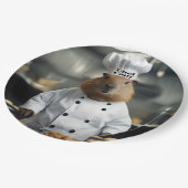 ペストリーの腕前:料理のキャピバラ ペーパープレート (アングル)