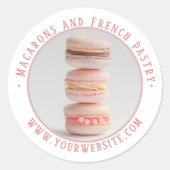 ペストリーカスタムフォトステッカー ラウンドシール (正面)