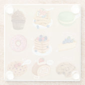 ペストリーガラスコースター ガラスコースター (裏面)