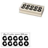 ペストリークッキーズドナッツパンチベーカリーロイヤリティ ラバースタンプ (押印)