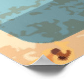 ペストリーケーキデザート ポスター (角)