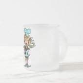 ペストリーシェフ – ブロンドTシャツとギフト フロストグラスマグカップ (正面右)