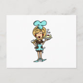 ペストリーシェフ – ブロンドTシャツとギフト ポストカード (正面)