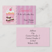 ペストリーショップの名刺 名刺 (正面/裏面)