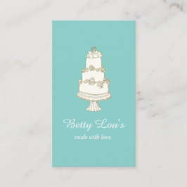 ペストリーショップベーカリーケーキロゴ 名刺