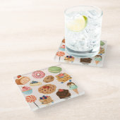 ペストリーズグラスコースター ガラスコースター (アングル)