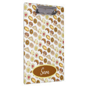 ペストリートレイクロワッサンデンマークマフィン焼いたグッズ クリップボード (右)