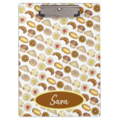 ペストリートレイクロワッサンデンマークマフィン焼いたグッズ クリップボード (正面)