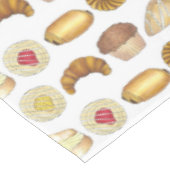 ペストリートレイクロワッサンデンマークマフィン焼いたグッズ テーブルクロス (アングル)