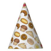 ペストリートレイクロワッサンデンマークマフィン焼いたグッズ パーティーハット (右)