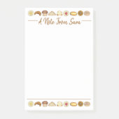 ペストリートレイクロワッサンデンマークマフィン焼いたグッズ ポストイット (正面)