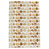 ペストリートレイクロワッサンデンマークマフィン焼いたグッズ ミディアムペーパーバッグ (正面)