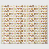 ペストリートレイクロワッサンデンマークマフィン焼いたグッズ ラッピングペーパー (フラット)