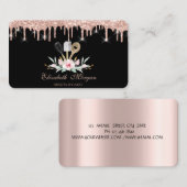 ペストリーハンドツールグリッタードリップ 名刺 (正面/裏面)