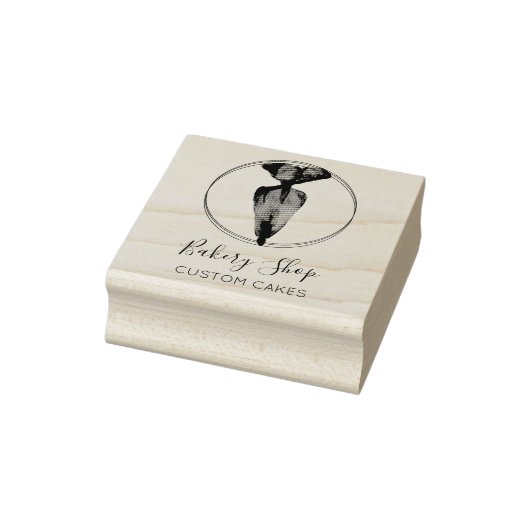 ペストリーバッグケーキビジネスベーカリー ラバースタンプ (スタンプ)