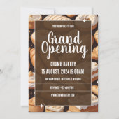 ペストリーベーカリーのオープニングアレンジメントカード 招待状 (正面)