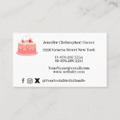 ペストリーベーカリーシェフベーキング器 名刺 (裏面)