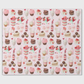 ペストリーラッピング紙 ラッピングペーパー (フラット)