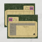 ペストリーレシピカード (正面/裏面)