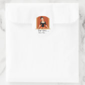 ペストリーレディーステッカー ラウンドシール (バッグ)